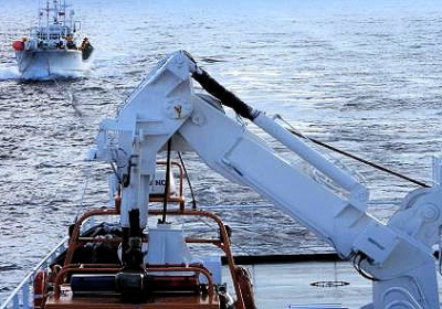 해상 표류 중 러시아 선박 긴급구조